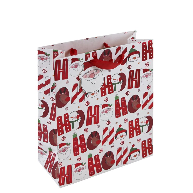 Clairefontaine sac cadeau de Noël Hohoho II, moyen, 265×140×330 mm