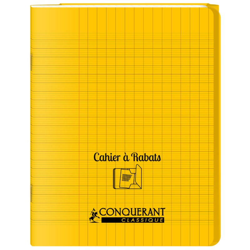 CONQUERANT CLASSIQUE chemise à rabat, 240×320 mm, transparent, 96 pages