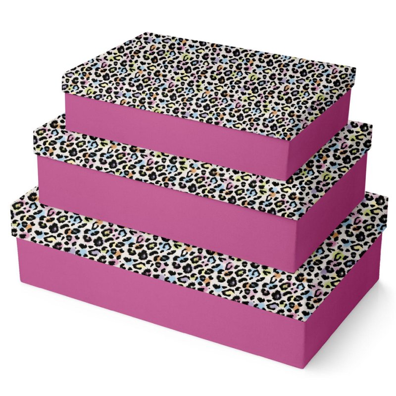 Clairefontaine gift box set, 3-piece, cardboard, stackable