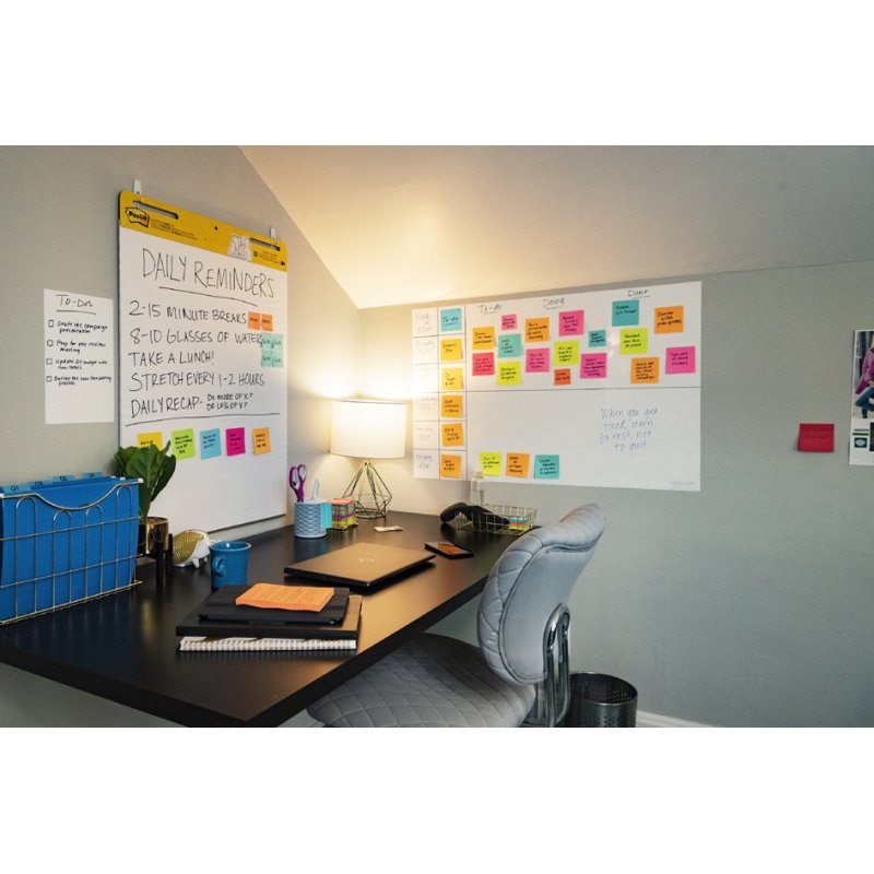 Post-it film tableau blanc Easy Erase, 914 × 609 mm, rouleau