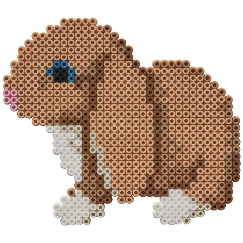 Hama perles à repasser midi Animaux de compagnie, emballage cadeau, 5,0 mm, 4000 pièces
