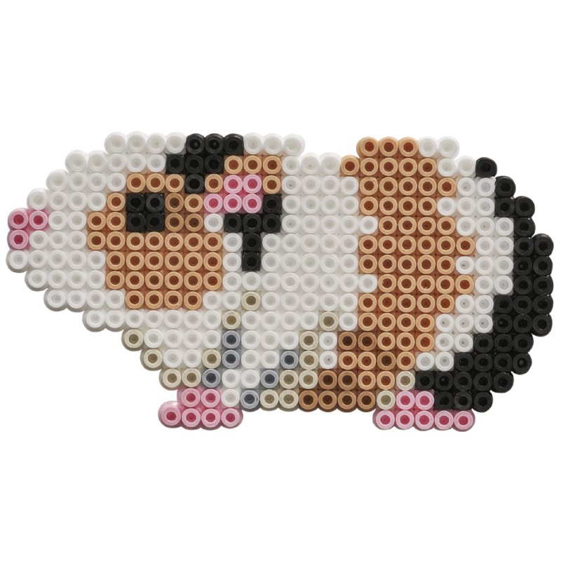 Hama perles à repasser midi Animaux de compagnie, emballage cadeau, 5,0 mm, 4000 pièces