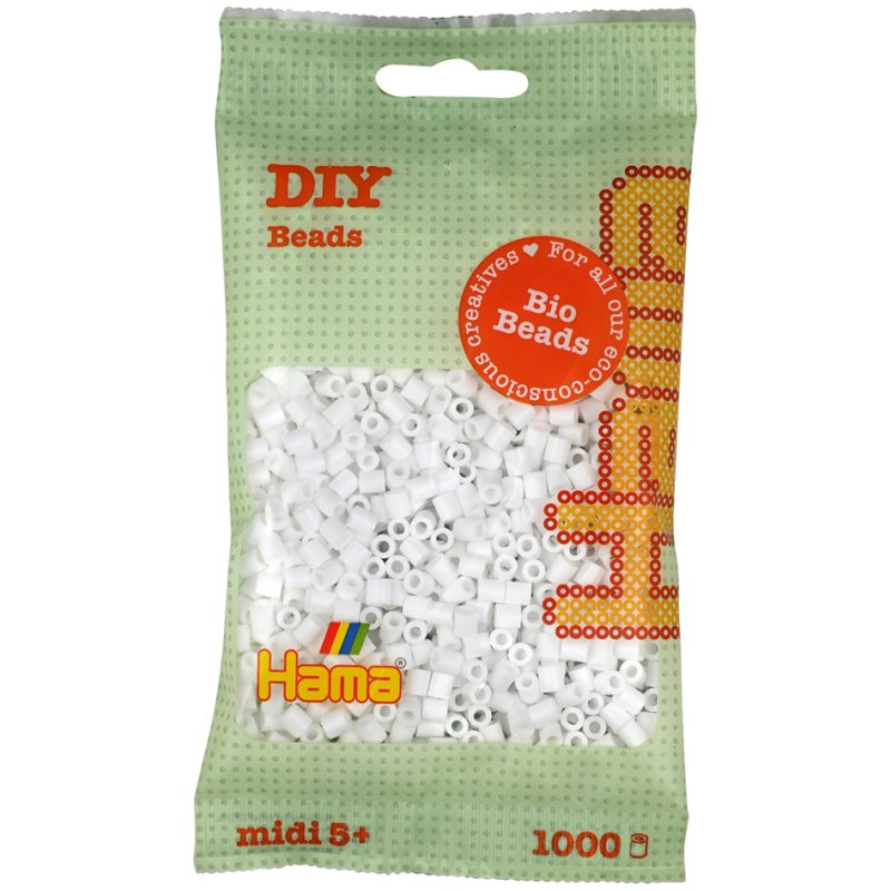 Hama perles à repasser midi, noir, 1.000 pièces