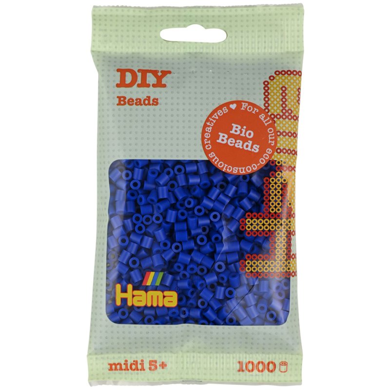 Hama perles à repasser midi, noir, 1.000 pièces