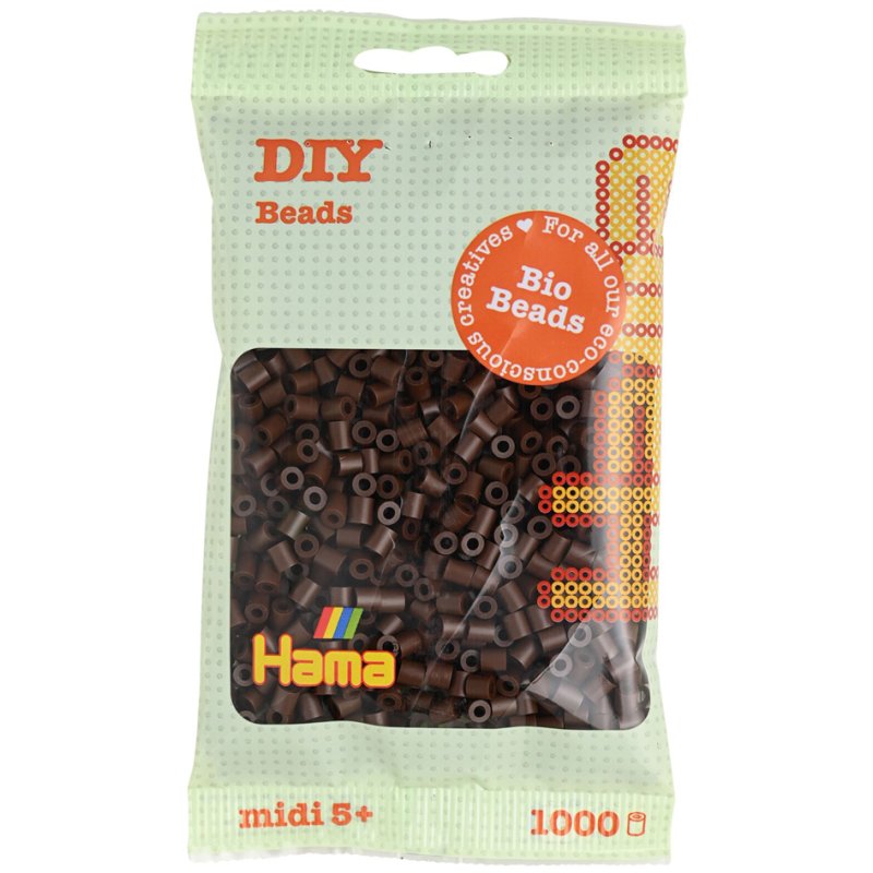Hama perles à repasser midi, noir, 1.000 pièces
