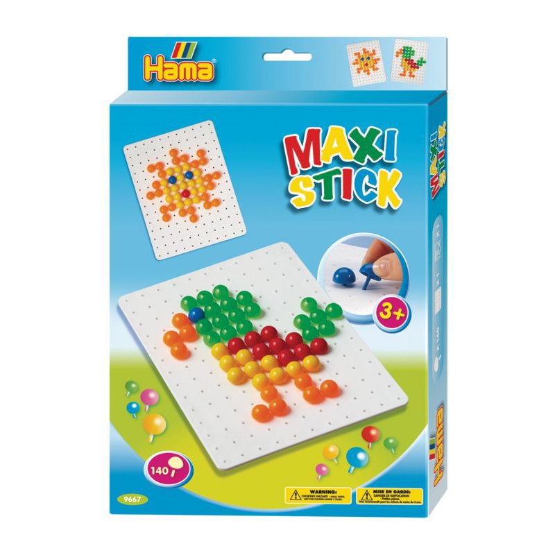 Hama fuse beads Maxi Square, reusable, 140 pieces