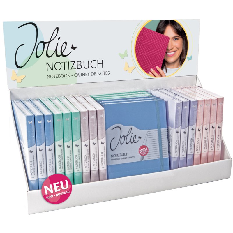 Sigel Jolie Feel notitieboek A5 display, 510×180×380 mm, 26 notitieboeken