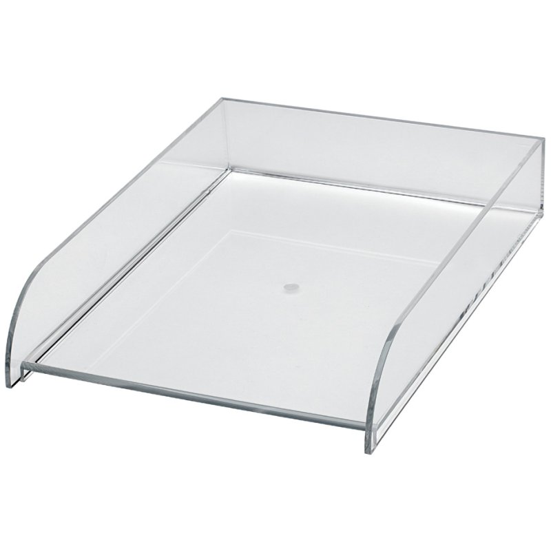 MAUL letter tray A4, transparent acrylic, stackable