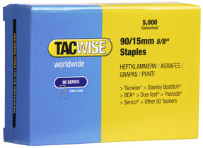 TACWISE niethechters smalrug 90/20 mm, verzinkt, 5000 stuks