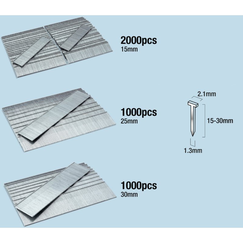 TACWISE spijkers 18G, verzinkt, 20 mm, 5000 stuks