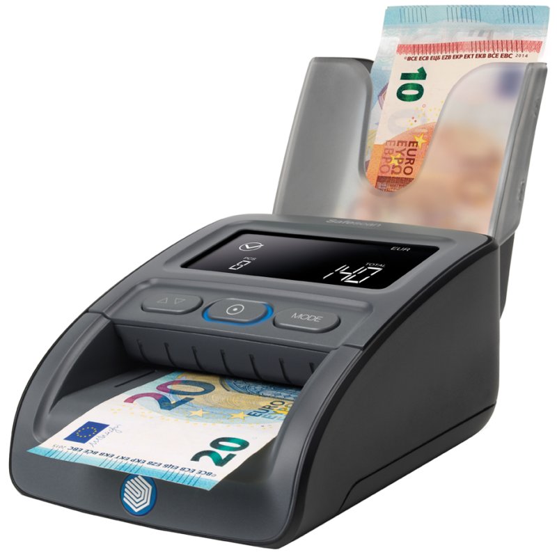 Safescan 155-S G2 testeur de billets bundle, avec agrafeuse