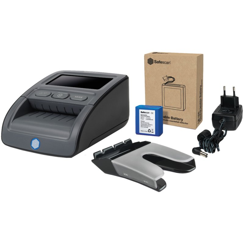 Safescan 155-S G2 testeur de billets bundle, avec agrafeuse