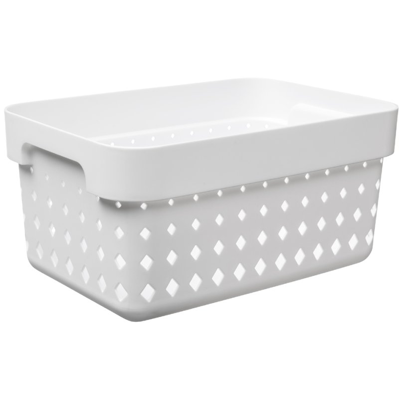 NHG panier de rangement SEOUL BASKET S, PP recyclé, vert, 180×260×126 mm