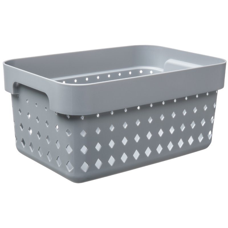 NHG panier de rangement SEOUL BASKET S, PP recyclé, vert, 180×260×126 mm