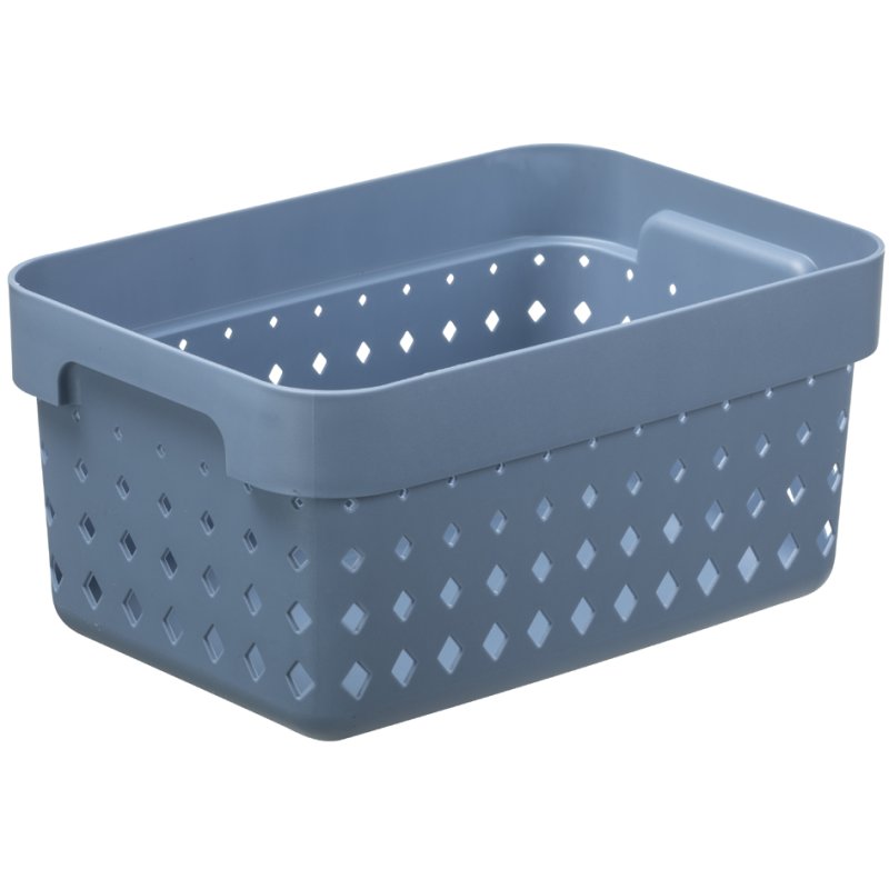 NHG panier de rangement SEOUL BASKET S, PP recyclé, vert, 180×260×126 mm