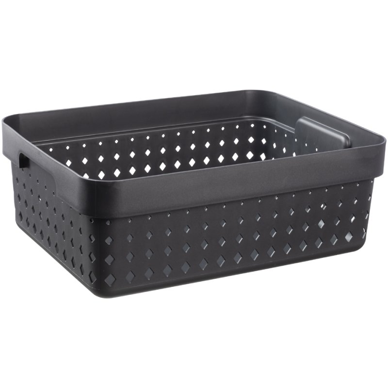 NHG panier de rangement SEOUL BASKET M, gris, 268×357×131 mm
