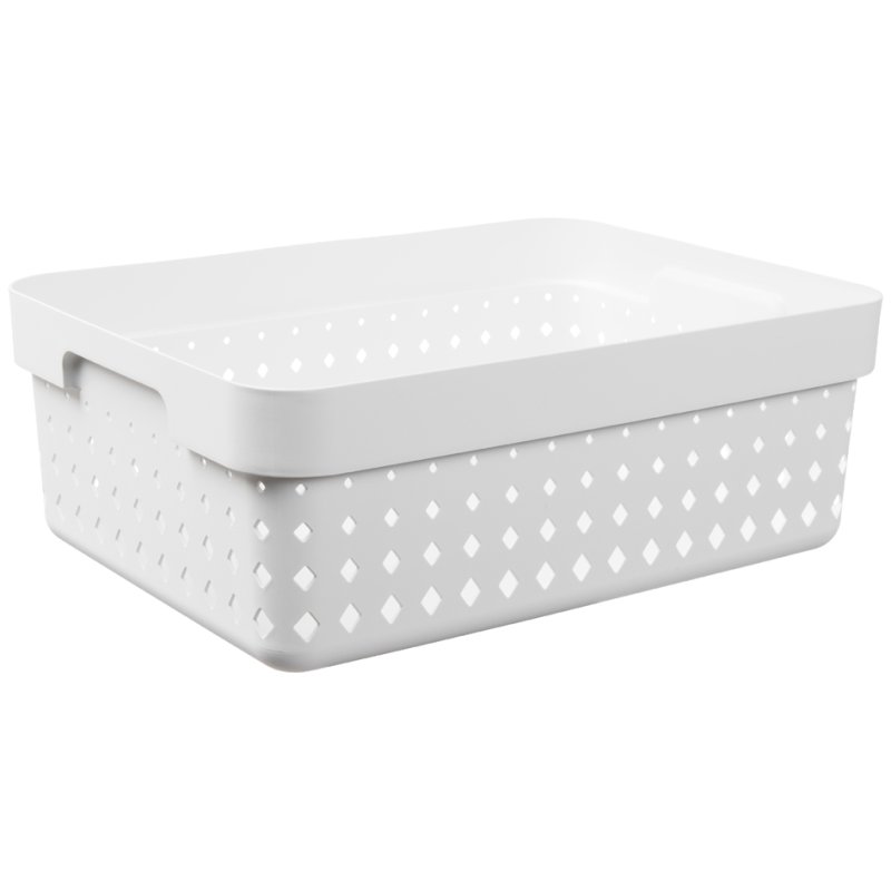 NHG panier de rangement SEOUL BASKET M, gris, 268×357×131 mm