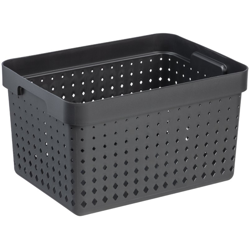 NHG panier de rangement SEOUL BASKET L, PP, bleu, 268×357×209 mm