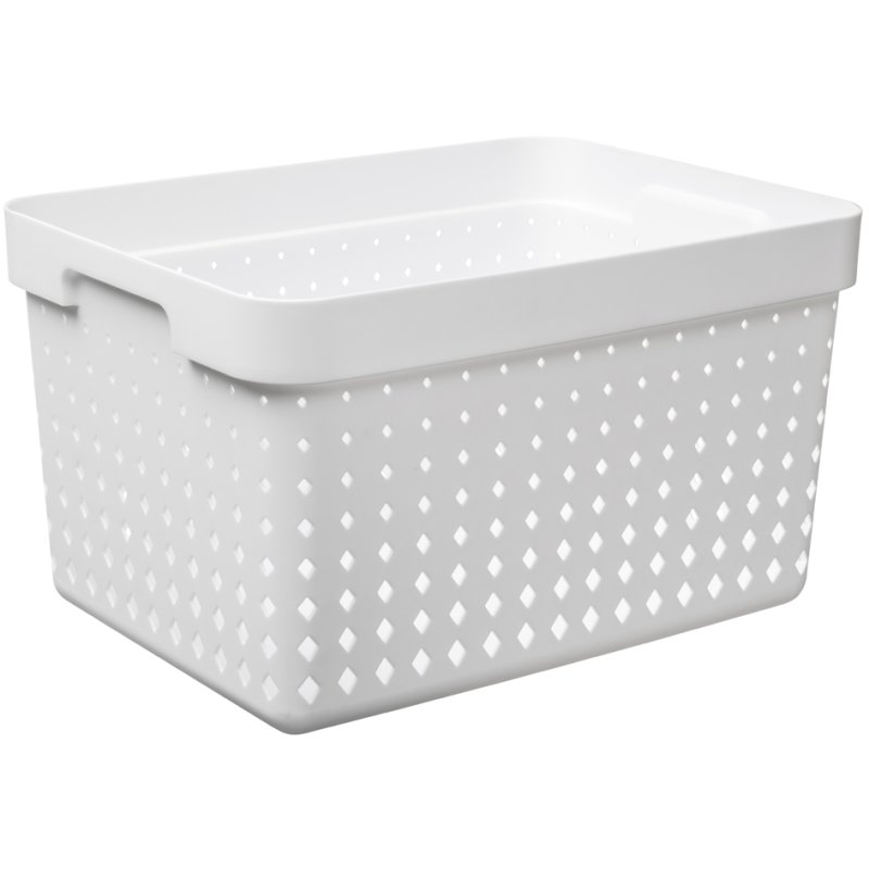 NHG panier de rangement SEOUL BASKET L, PP, bleu, 268×357×209 mm