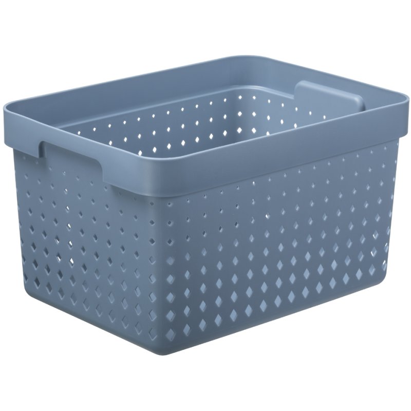 NHG panier de rangement SEOUL BASKET L, PP, bleu, 268×357×209 mm