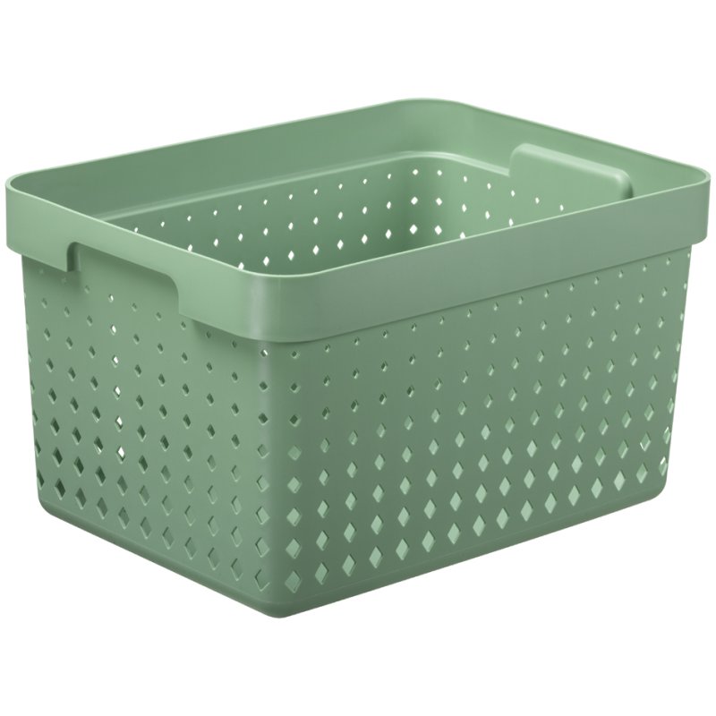 NHG panier de rangement SEOUL BASKET L, PP, bleu, 268×357×209 mm