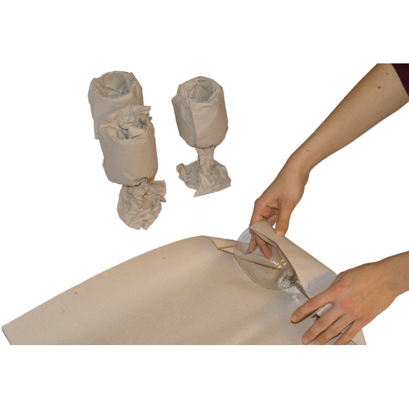 SMARTBOXPRO papier d'emballage en feuilles, 500×750 mm, gris, 25 kg