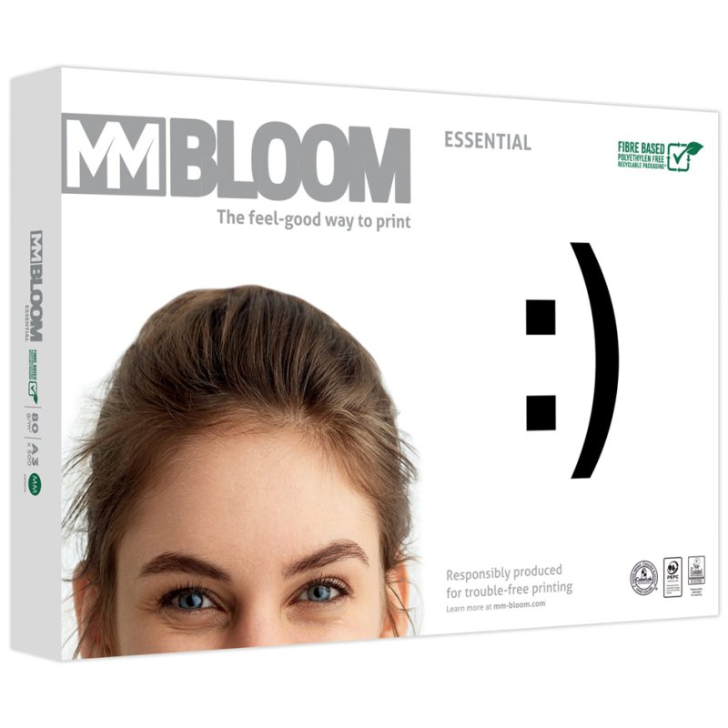 BLOOM multifunctioneel papier ESSENTIAL A3, wit, 80 g/m², 500 vel