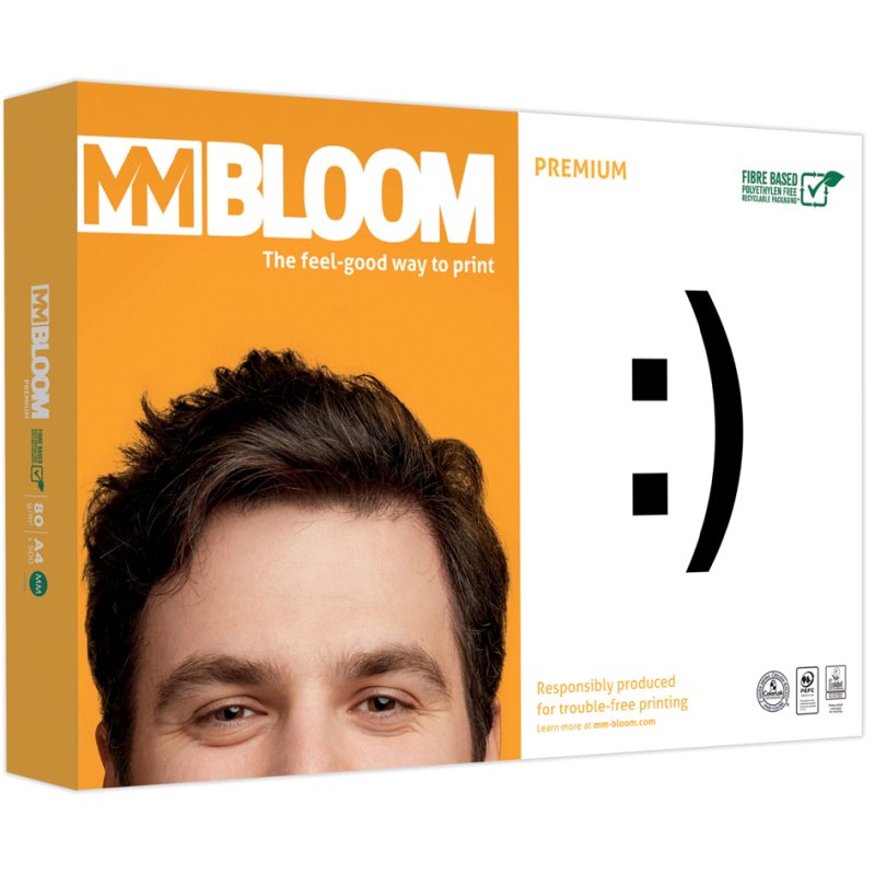 BLOOM multifunctioneel papier premium, A4, wit, 500 vel