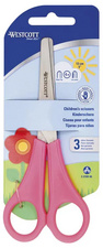 WESTCOTT kinderknutselschaar rond model, blauw, 130 mm