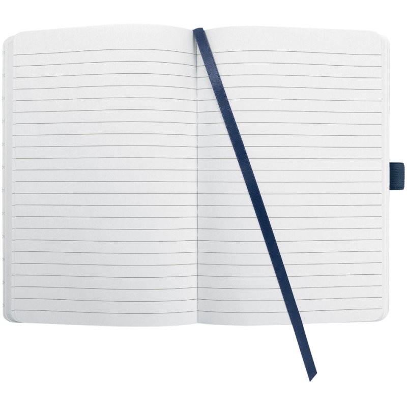 Sigel carnet Jolie Impress, A6, cuir artificiel bleu foncé, ligné