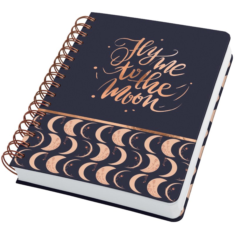Sigel spiral notebook Jolie Inspire Moonlight Melody, A5, dot ruling, 240 pages