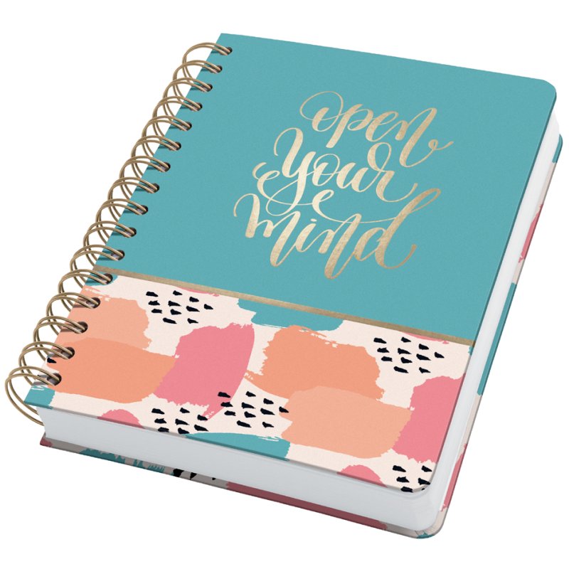 Sigel bloc spiralé Jolie Inspire 'Brush Marks', A5, pointillé-lignée, 240 pages