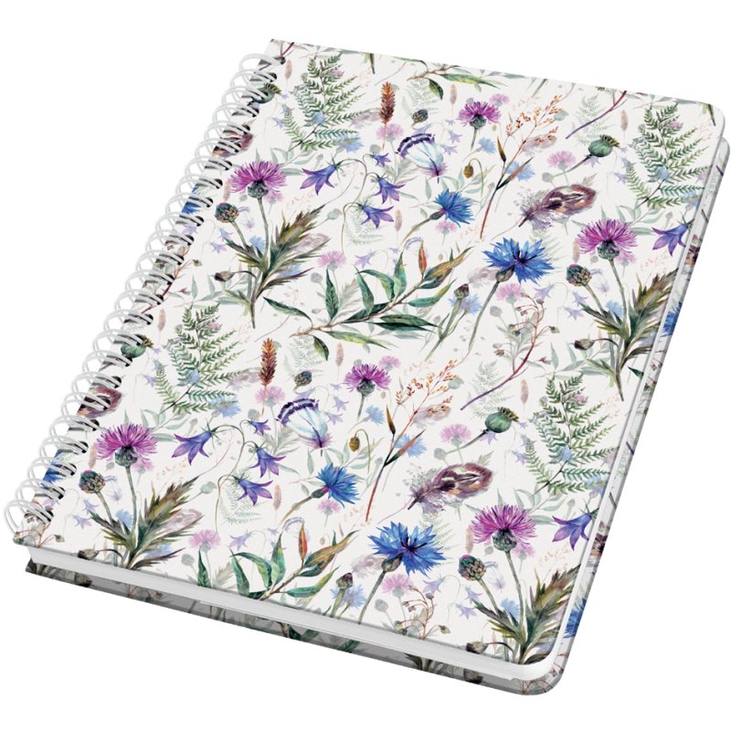 Sigel bloc spiralé Jolie Inspire 'Misty Meadows', A5, pointillés-lignes, 240 pages