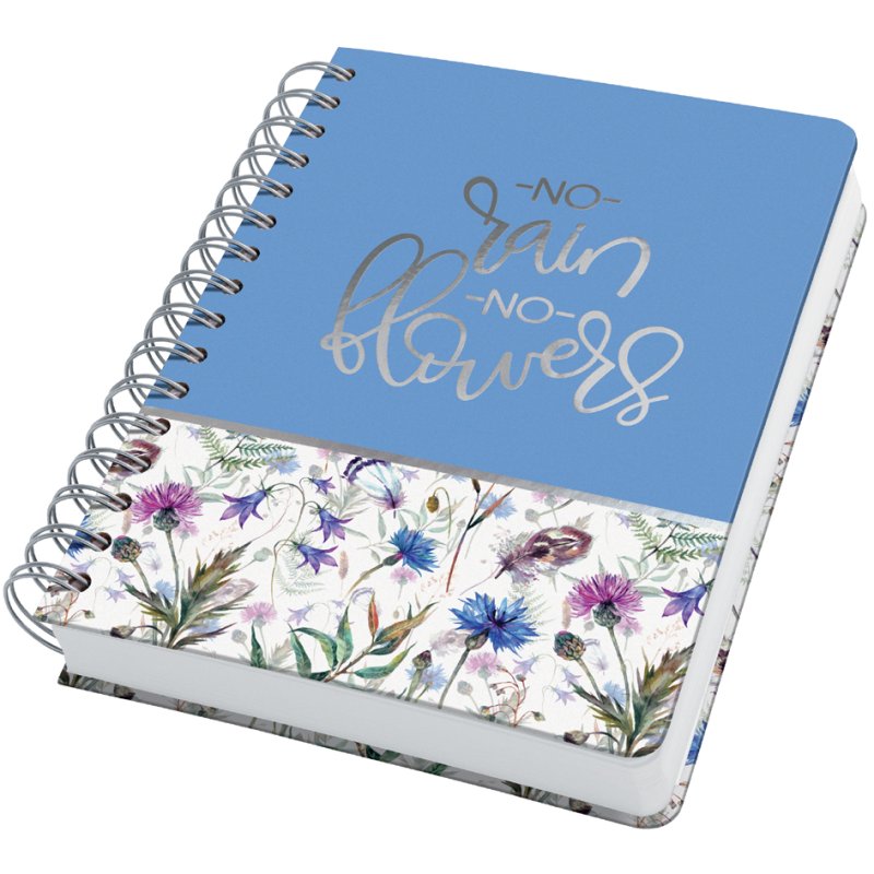 Sigel bloc spiralé Jolie Inspire 'Misty Meadows', A5, pointillés-lignes, 240 pages