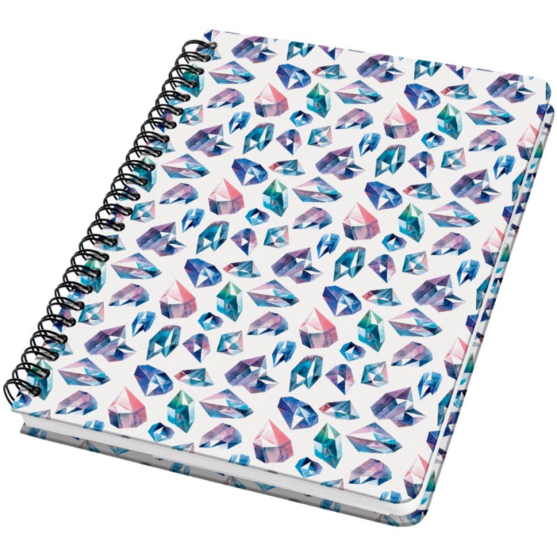 Sigel bloc à spirale Jolie Inspire Fairy Gems, A5, pointillés, 120 pages