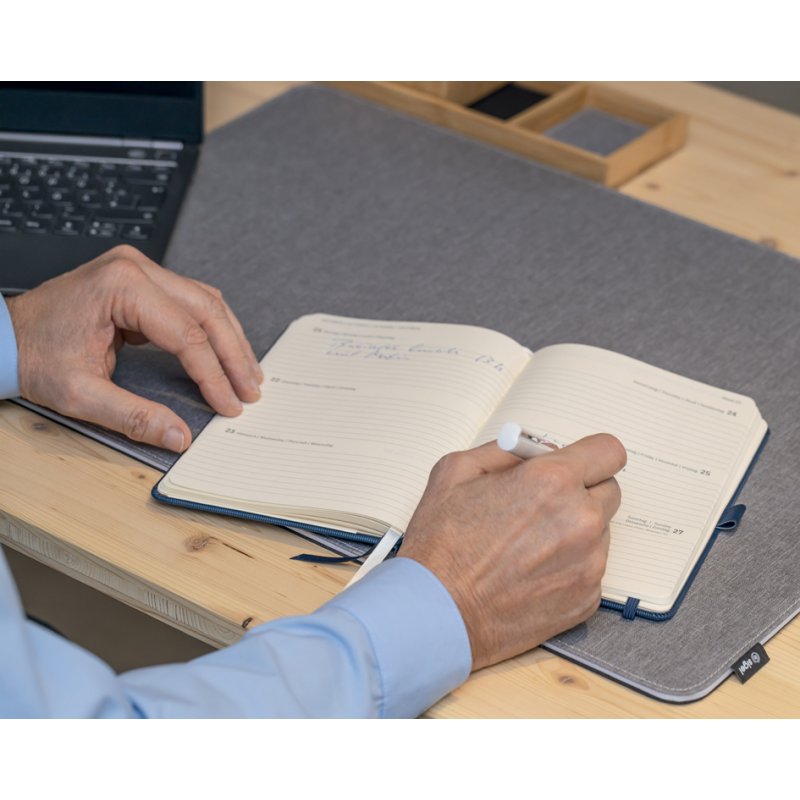Sigel Agenda Hebdomadaire Conceptum 2027, A6, couverture rigide, noir