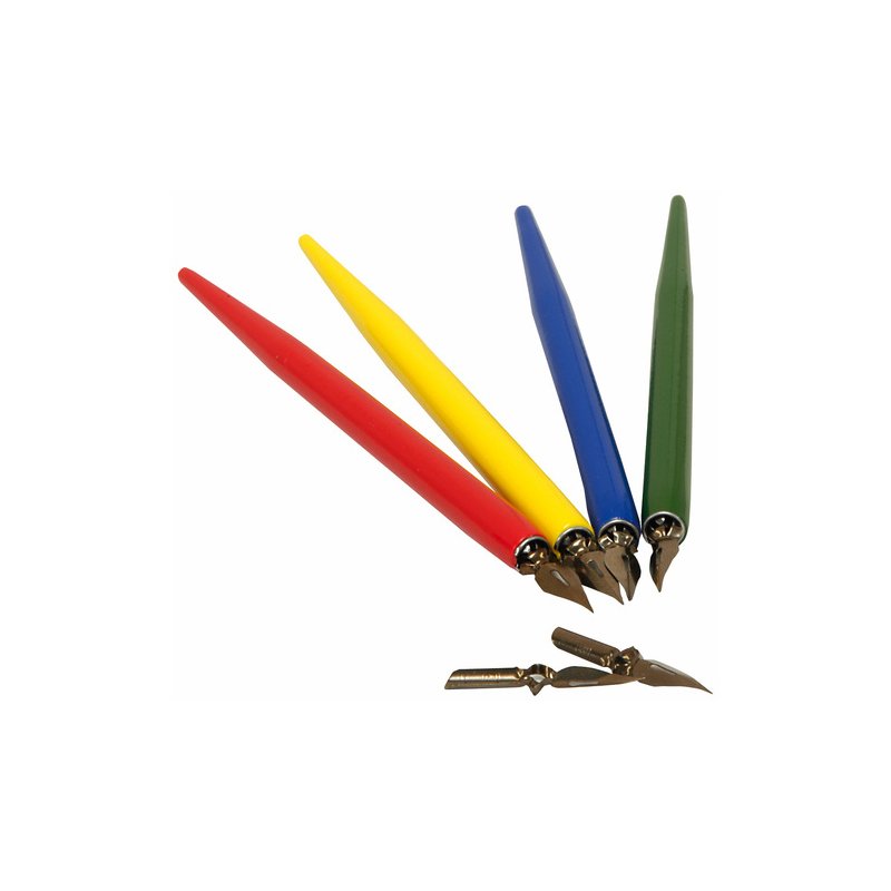 Kangaro porte-stylos assortis colorés, 168 mm, rouge/bleu/jaune/vert, 12 pièces