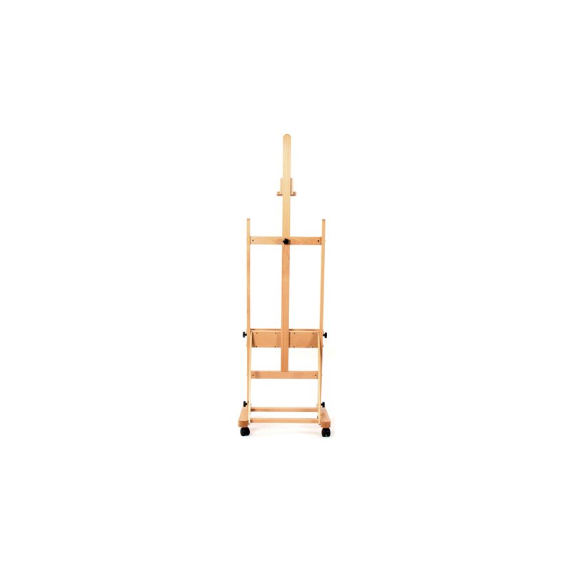 Kangaro Profi Studio Type H easel, beech wood, mobile on 4 castors, foldable