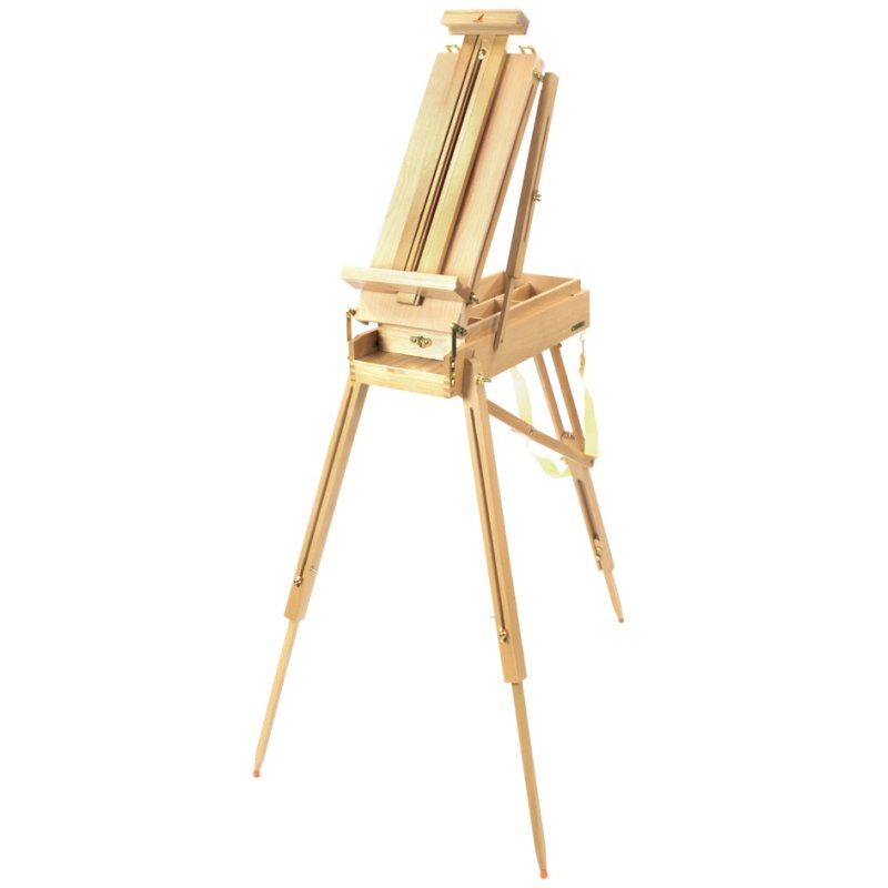 Kangaro pupitre hêtre, réglage hauteur jusqu'à 1840 mm, 620×1000×1450 mm
