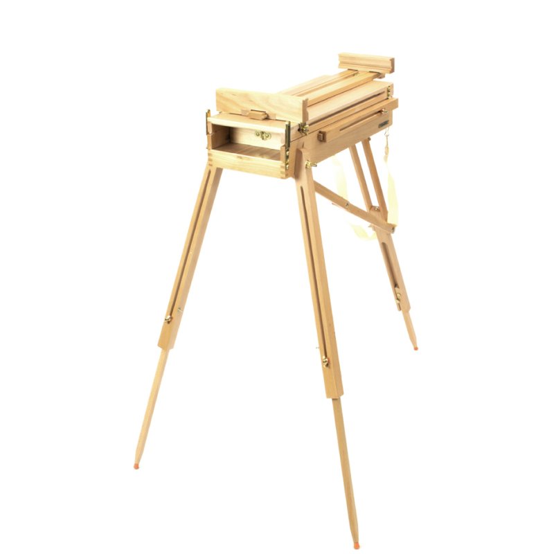 Kangaro pupitre hêtre, réglage hauteur jusqu'à 1840 mm, 620×1000×1450 mm