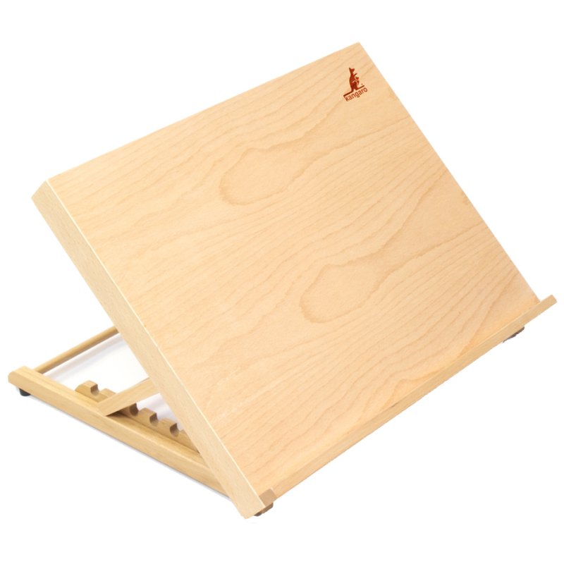 Kangaro chevalet de table à dessin, DIN A2+, hêtre, 5 angles ajustables