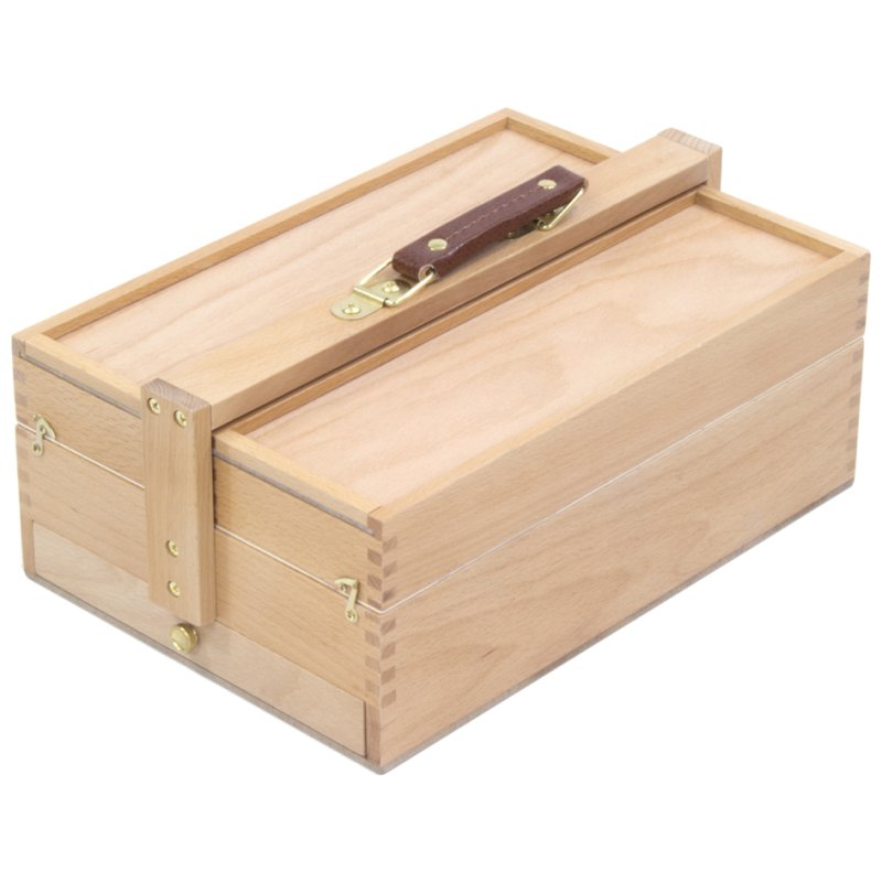 Kangaro boîte d'artiste 3 étages, buchenout, 4 tiroirs, 235×130×340 mm