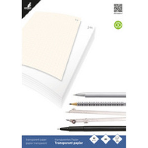 Kangaro transparantpapier blok A4, 80 g/m², 24 vel