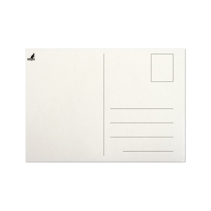 Kangaro aquarel postkaarten blok A6, 300 g/m², 15 vel