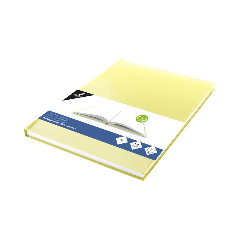 Kangaro schetsboek A5, 80 blad, pastelgeel hardcover