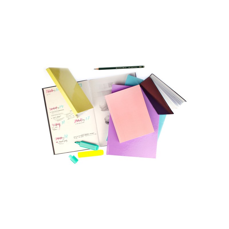 Kangaro schetsboek A5, 80 blad, pastelgeel hardcover
