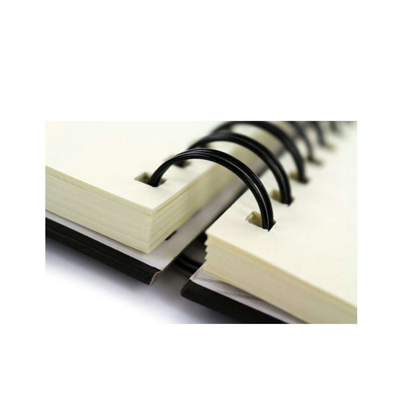 Kangaro spiraal schetsboek A4, zwart hardcover, 80 vel