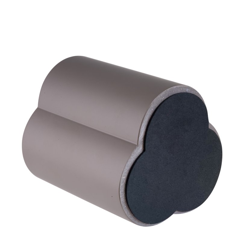 APS bac à couverts Element, 3 compartiments, béton, 130×130 mm