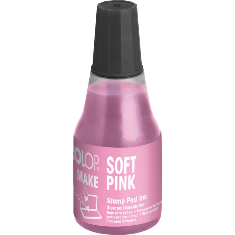 COLOP encre de tampon MAKE, rechargeable, cozy red, 25 ml