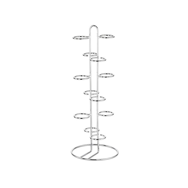 APS serving display for 12 Weck jars, chrome, 220 mm diameter